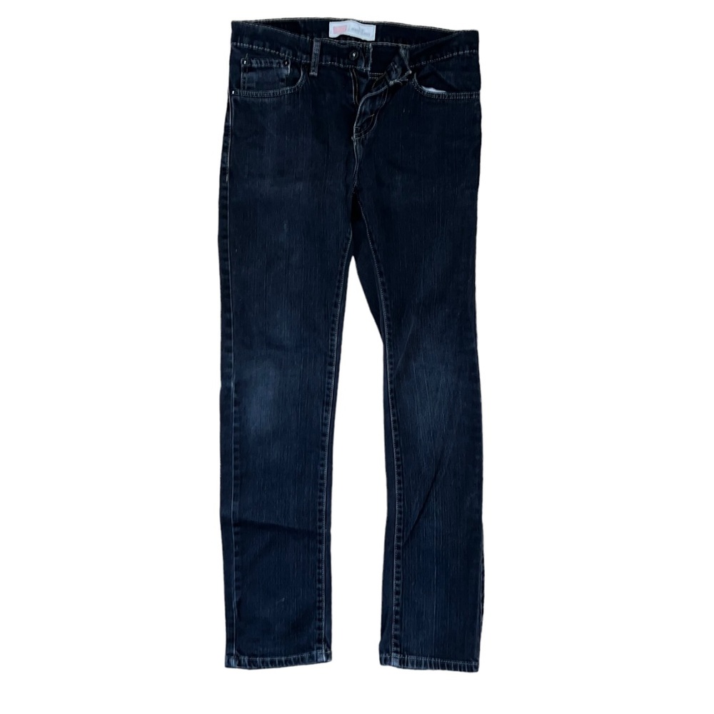 18 (29x29) Levi’s super skinny black jeans